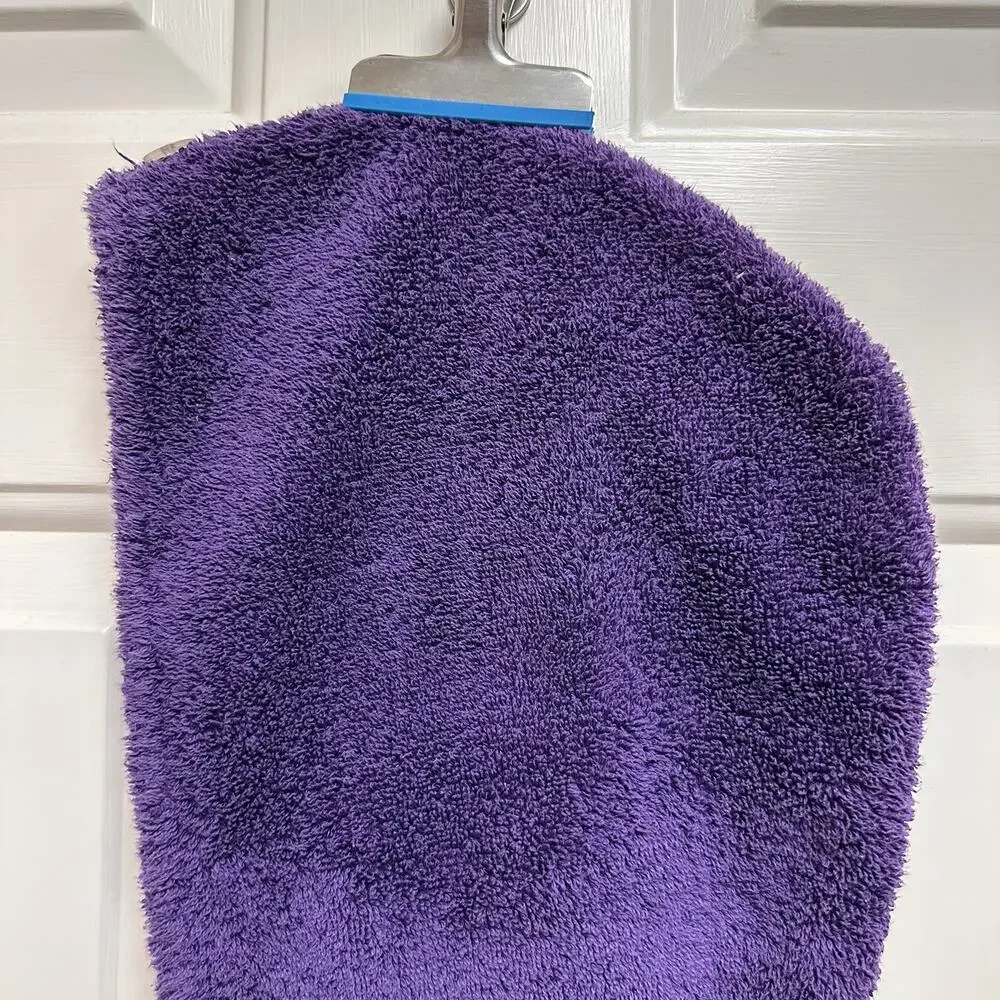 Joy Mangano True Perfection Luxury Cosmetic Resistant Towels Hair Head Wrap Purp